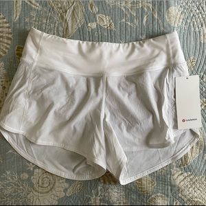Lululemon speed up short 4inch inseam size 6. Brand new